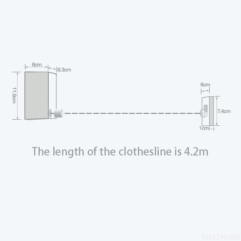 Telescopic Clothesline Clothes Drying Rope - Dropship Homes