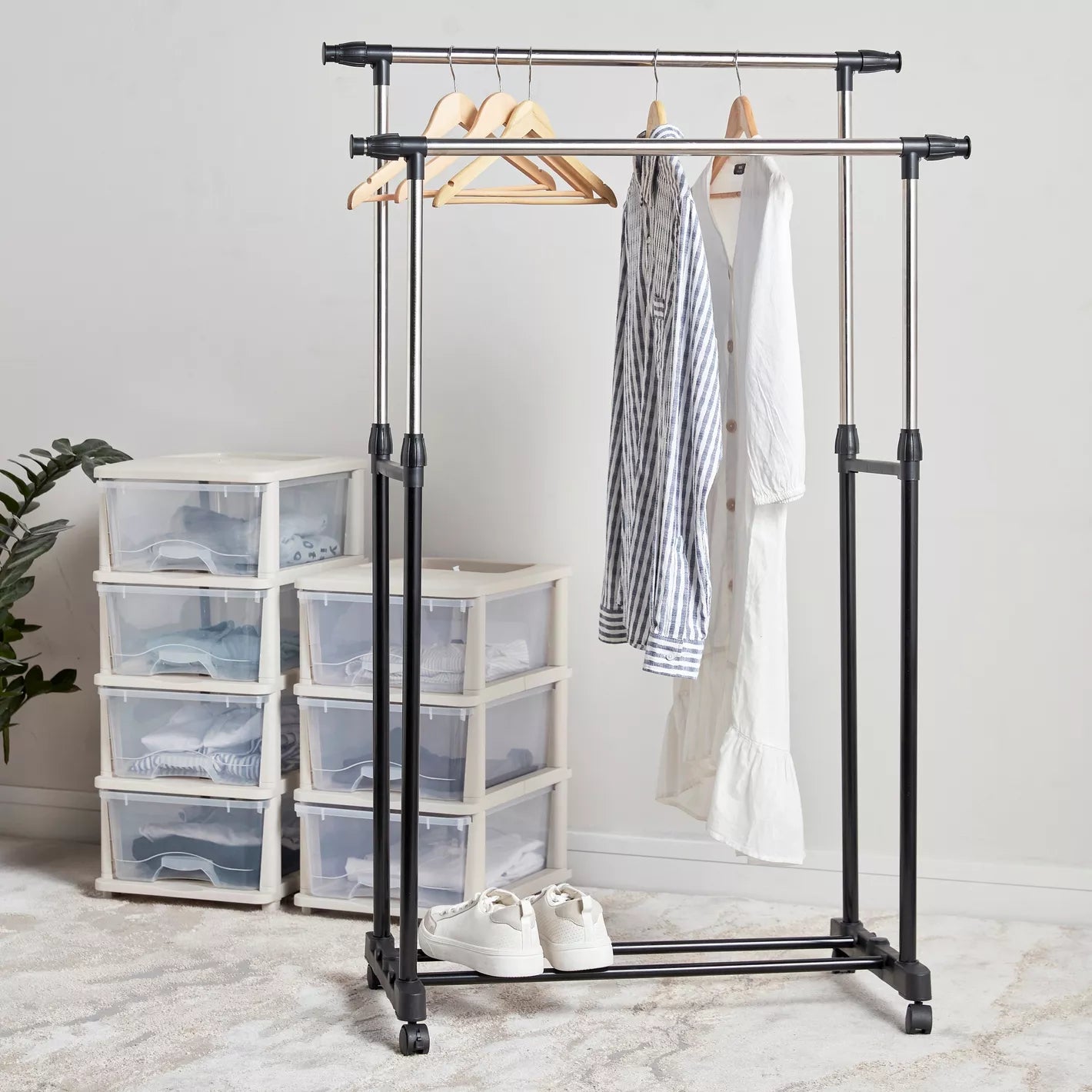 DOUBLE POLE CLOTHES HORSE 30303 UAE SHIP HUB