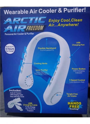 Arctic Air Rechargable Freedom Personal Neck Air Cooler Dropship Homes