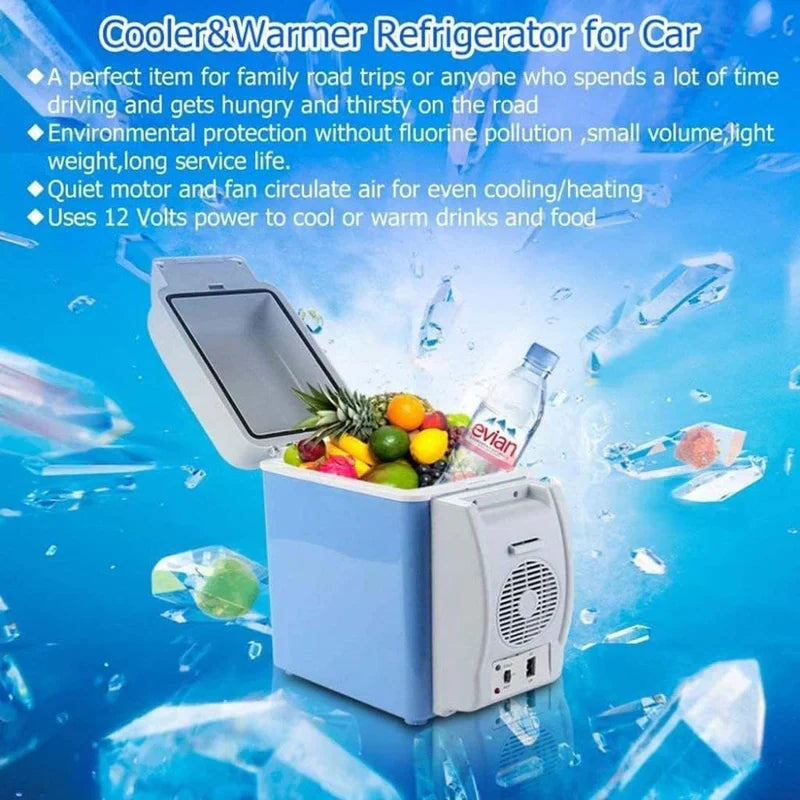 PORTABLE 4 LITRE CAR FRIDGE REFRIGERATOR UAESHIPHUB