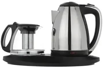 SilverCrest Stainless Steel Electric Kettle and Tea Pot Set UAE SHIP HUB