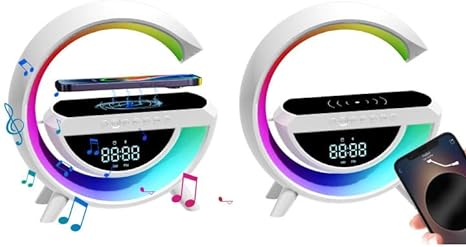 Digital Led Wireless Charger Speaker - Dropship Homes