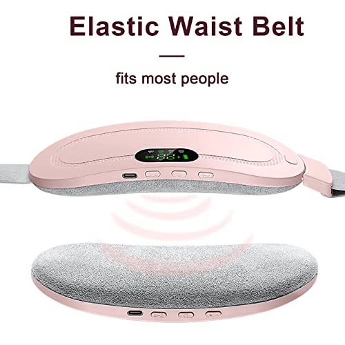 Heating Pad Portable Cordless Electric Waist Belt Device Fast Heating Heat Levels, 4 Massage Modes for Back Pain Relief Belly Pain Relief, Heating Pad Waist Belt for Girls and Women UAESHIPHUB