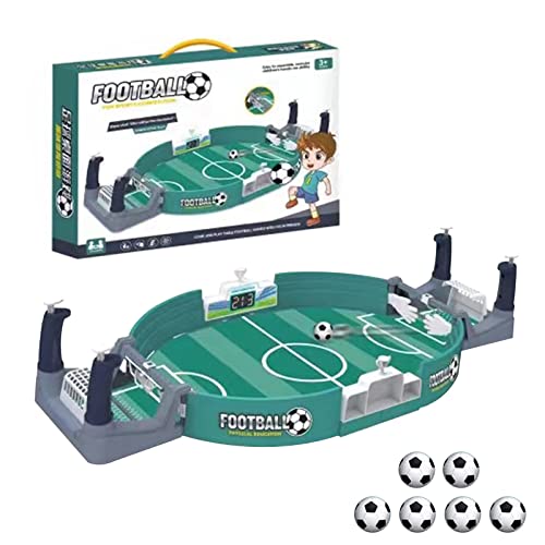 2022 Worlds Cup Mini Table Football Games, Portable Childrens Football Battle Table with 6 Football Parent-child Interactive Toys Mini Pressure Relief Table Soccer Early Education Toys UAESHIPHUB