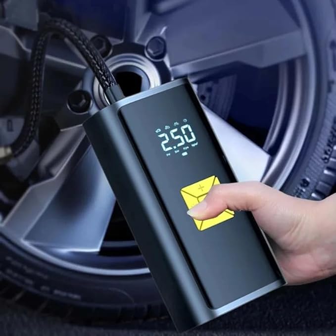 Automatic Compressor Tire Inflator , Wireless Smart Air Pump Portable Car UAESHIPHUB