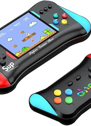 Handheld Game Console for Kids Adults, 3.5'' LCD Screen Retro Handheld Video Game Console, Preloaded 500 Classic Retro Video Games with Rechargeable Battery, Support 2 Players and TV Connection(A) UAE SHIP HUB