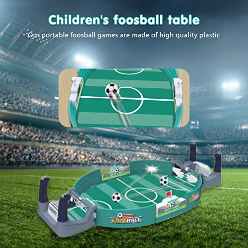 2022 Worlds Cup Mini Table Football Games, Portable Childrens Football Battle Table with 6 Football Parent-child Interactive Toys Mini Pressure Relief Table Soccer Early Education Toys UAESHIPHUB