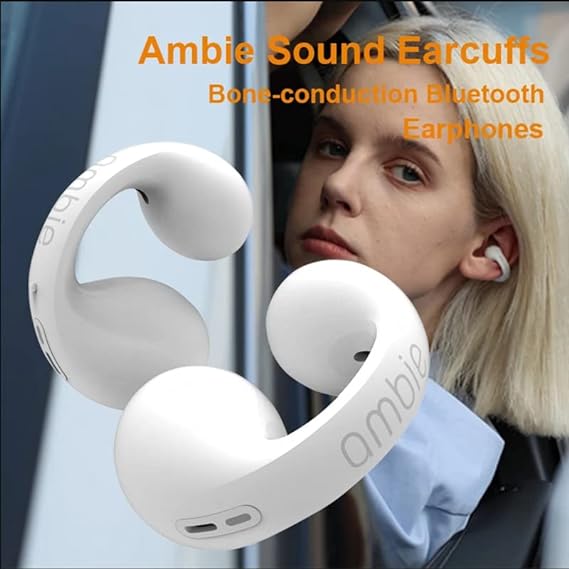 AEsmart - For Ambie Bluetooth Ear Hook Sound Earcuffs 1:1 Ear Earring Wireless Bluetooth Earphones Headset Т𝖶Ѕ Sport Earbuds UAE SHIP HUB