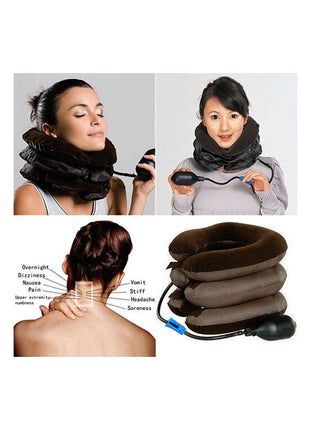 Cervical Neck Traction Device Headache Shoulder Pain Relax Brace Support Pillow Dropship Homes
