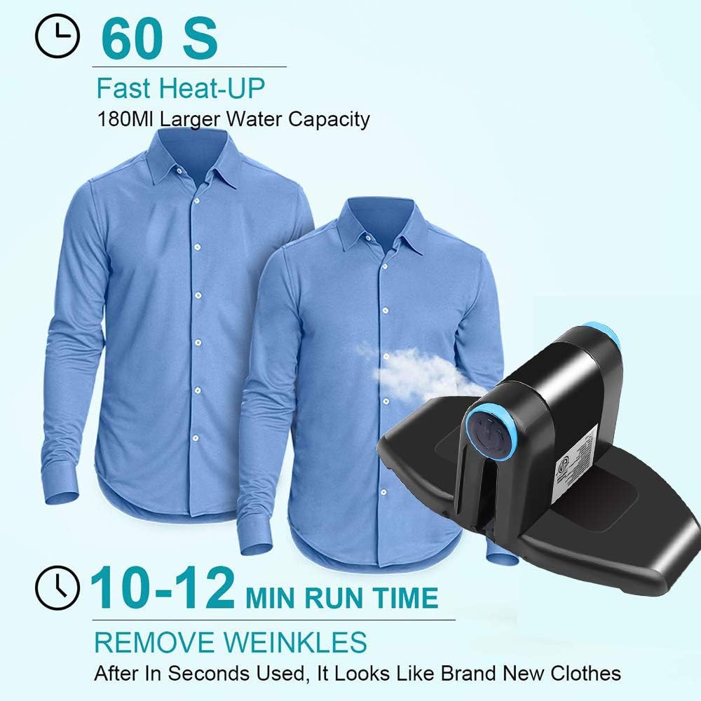 electric travel iron with dry steam Folding Portable UAE SHIP HUB