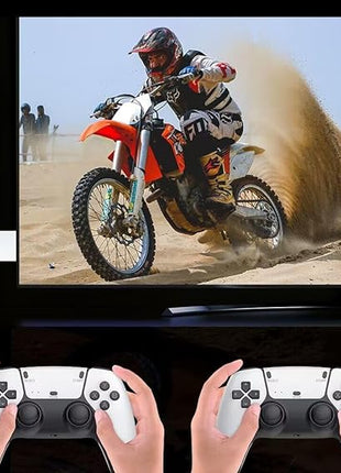 Portable M15 2.4G TV Video Game Console 2.4G Double Wireless Controller Gaming Stick 4K 20000 games 64GB Retro games For PS1/GBA UAE SHIP HUB