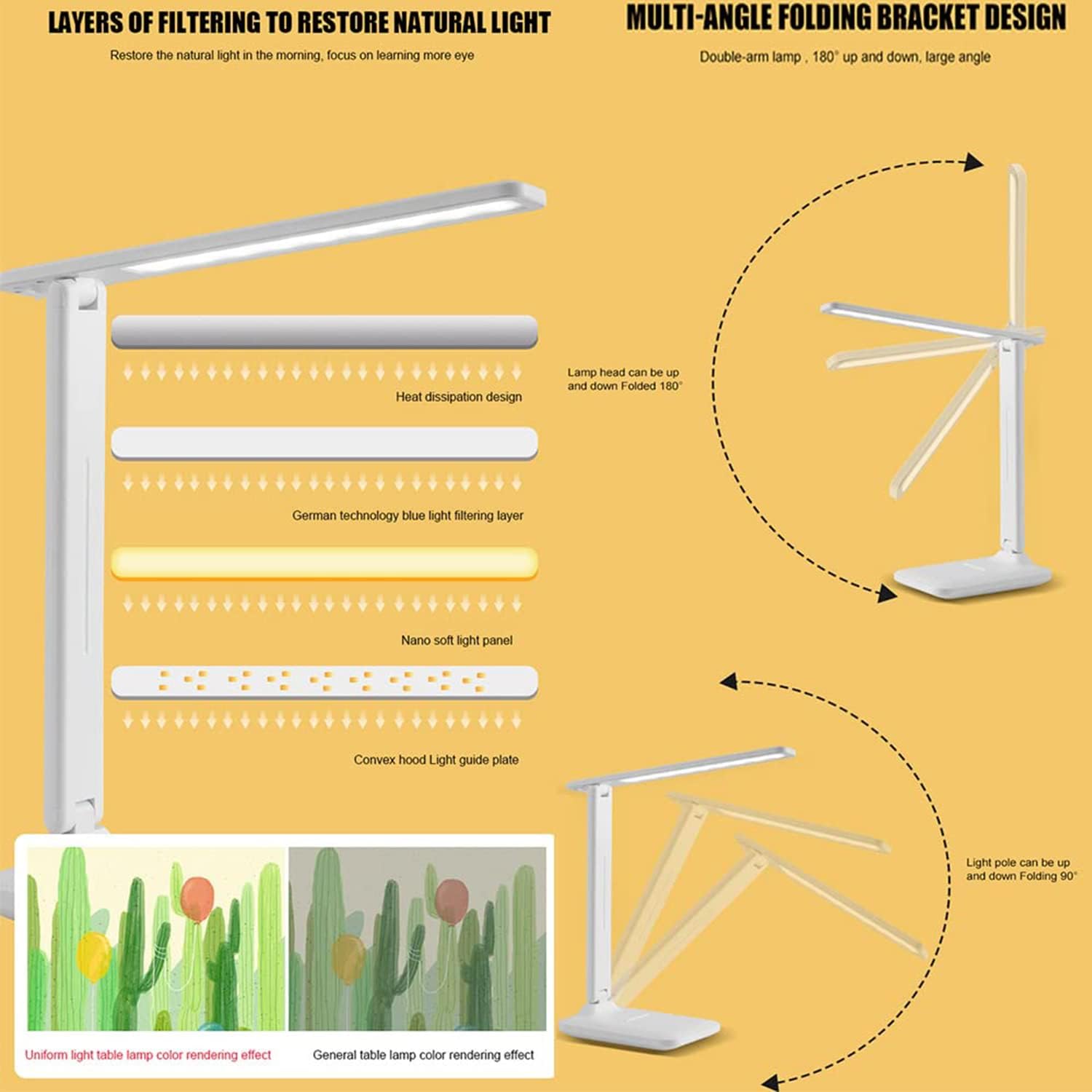 LED SOFT LIGHT READING LAMP UAE SHIP HUB