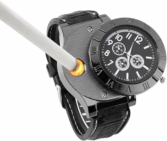 New Military USB Lighter Watch Men's - Dropship Homes