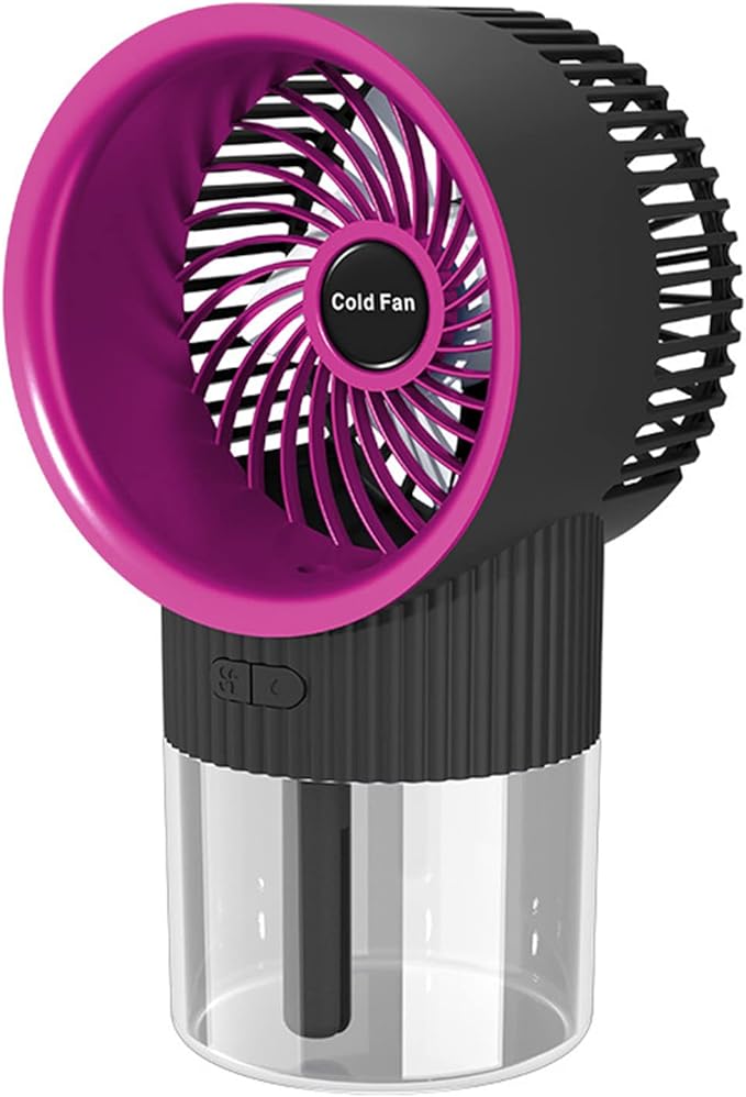 Portable Electric Fan Rechargeable Cooler Spray Humidifier UAE SHIP HUB