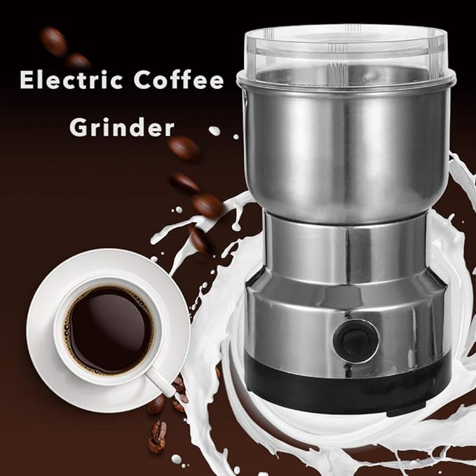 150W Coffee Grinder 300ml Stainless Steel Electric grinder UAE SHIP HUB