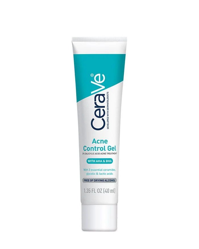 CERAVE AHA BHA ACNE CONTROL GEL - 1.35FL OZ UAE SHIP HUB