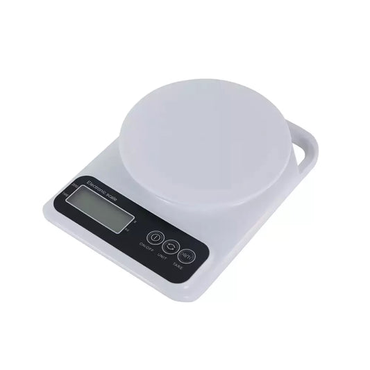 Electronic Kitchen Digital Weighing Scale With White Backlight, Unit Conversion- White UAE SHIP HUB