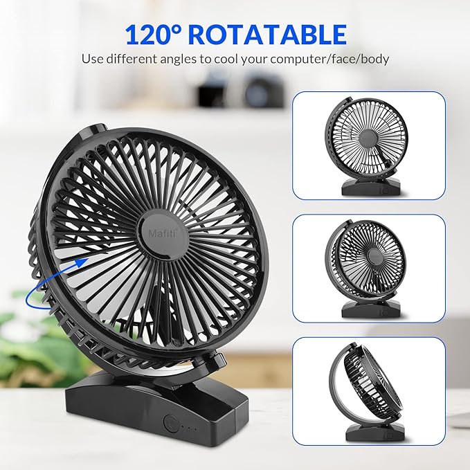 Mini Desktop Fan, Small USB Silent Fan UAE SHIP HUB