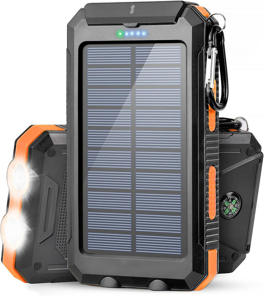 Solar Charger,20000mAh Solar Power Bank UAE SHIP HUB