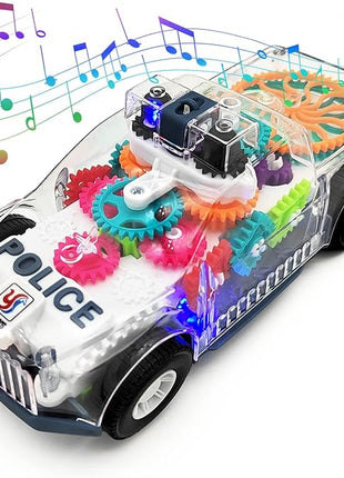 Toddler Police Car Electric Vehicle Toy Auto Driving UAE SHIP HUB