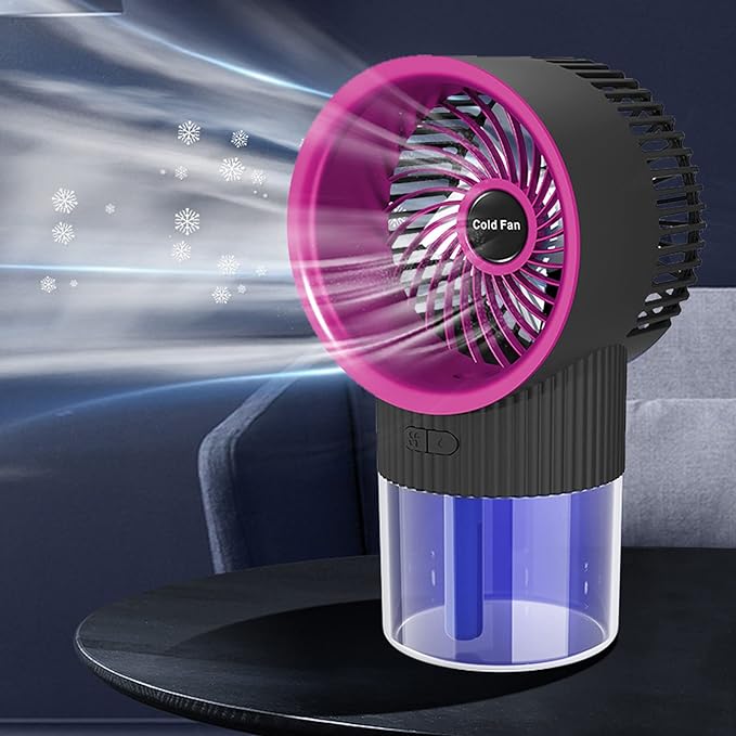 Portable Electric Fan Rechargeable Cooler Spray Humidifier UAE SHIP HUB