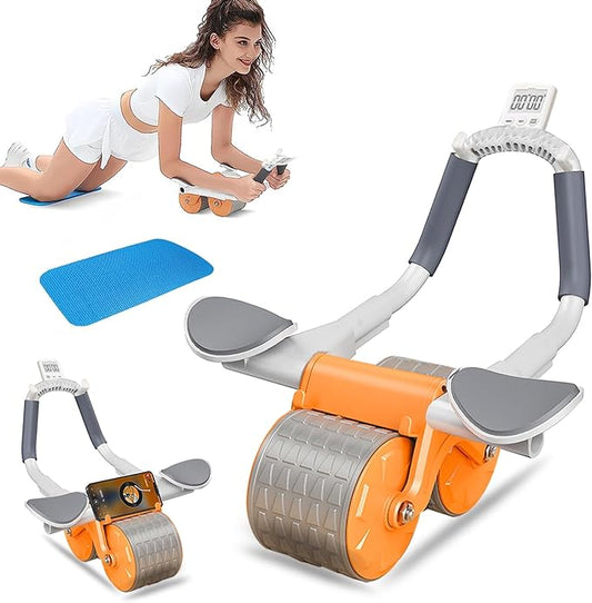 Automatic Rebound Ab Abdominal Exercise Roller Wheel UAE SHIP HUB