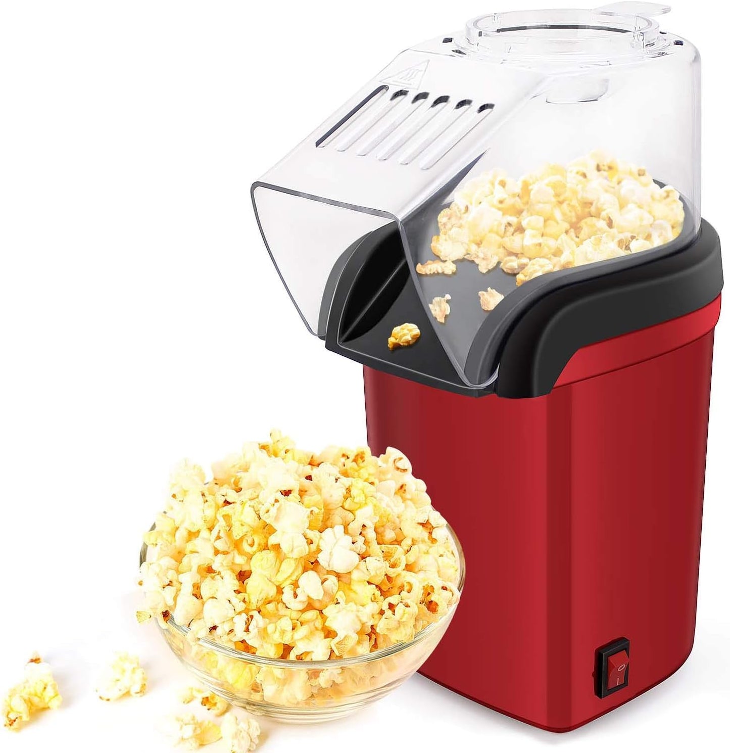 Hot Air Popper Electric Popcorn Maker Machine UAE SHIP HUB