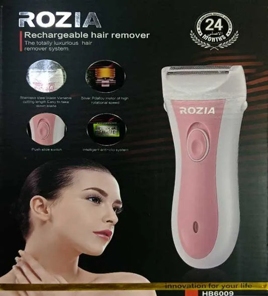 ROZIA HB 6009 RECHARGEABLE HAIR REMOVER UAE SHIP HUB