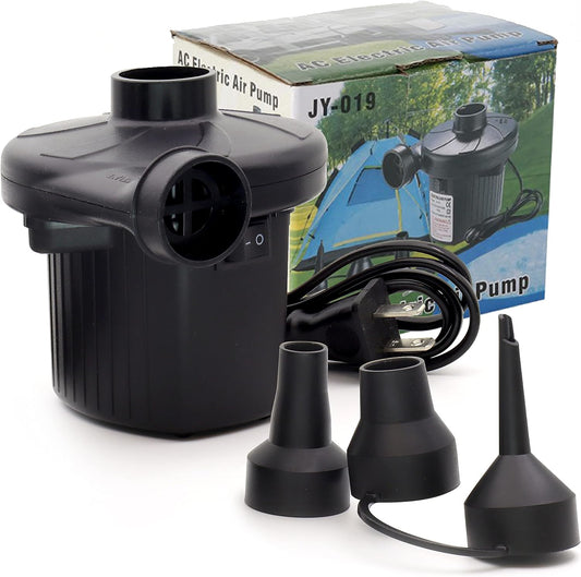 Electric Air Pump for Inflatables BBL Mattress Bed Pool Toy Raft Boat Swimming Rings Outdoor Camping Multi UAE SHIP HUB