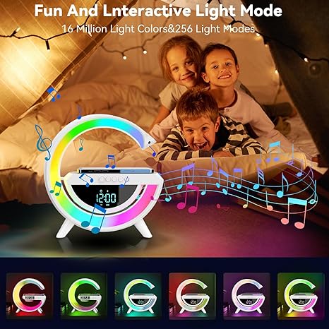 Digital Led Wireless Charger Speaker - Dropship Homes