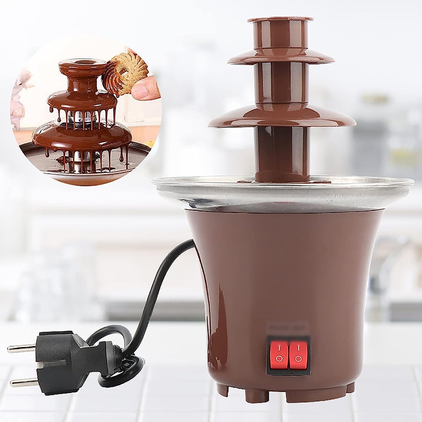 Electric Mini Chocolate Fountain Dropship Homes