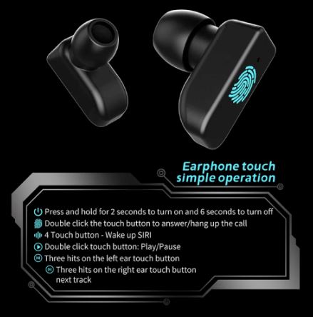 2 In 1 HI-FI Wireless Earphones Men Smart Watch - Dropship Homes