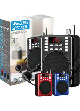 KTX-1601 High Quality Multi-Functional Wireless Speaker With Microphone UAE SHIP HUB