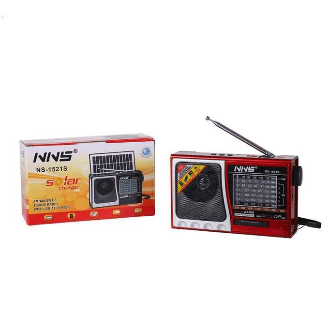 NNS FM/AM/SW1-6 8 BAND RADIO WITH USB/TF PLAYER UAE SHIP HUB