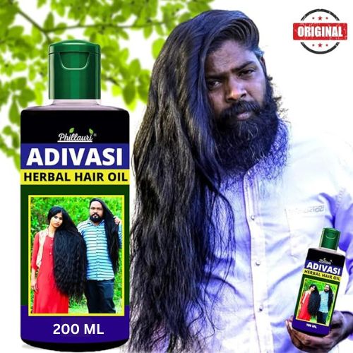 ADIVASI JEEVA HERBAL HAIR OIL FOR REGROWTH AND LONG HAIR PURE NATURAL HAIR OIL UAESHIPHUB