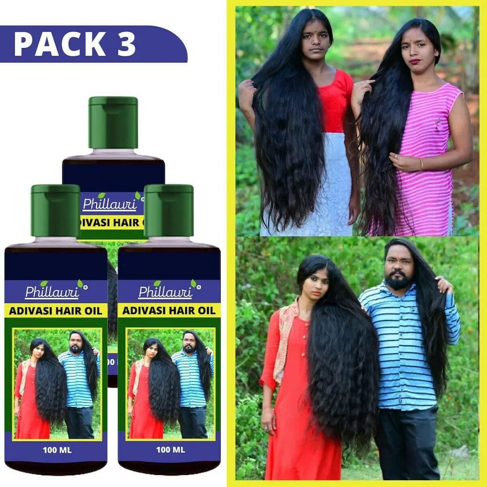 ADIVASI JEEVA HERBAL HAIR OIL FOR REGROWTH AND LONG HAIR PURE NATURAL HAIR OIL UAESHIPHUB