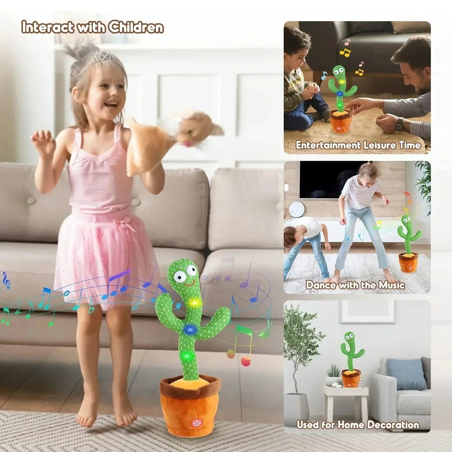 Dancing Cactus Repeat Talking and Singing, Early Education - ADEEGA