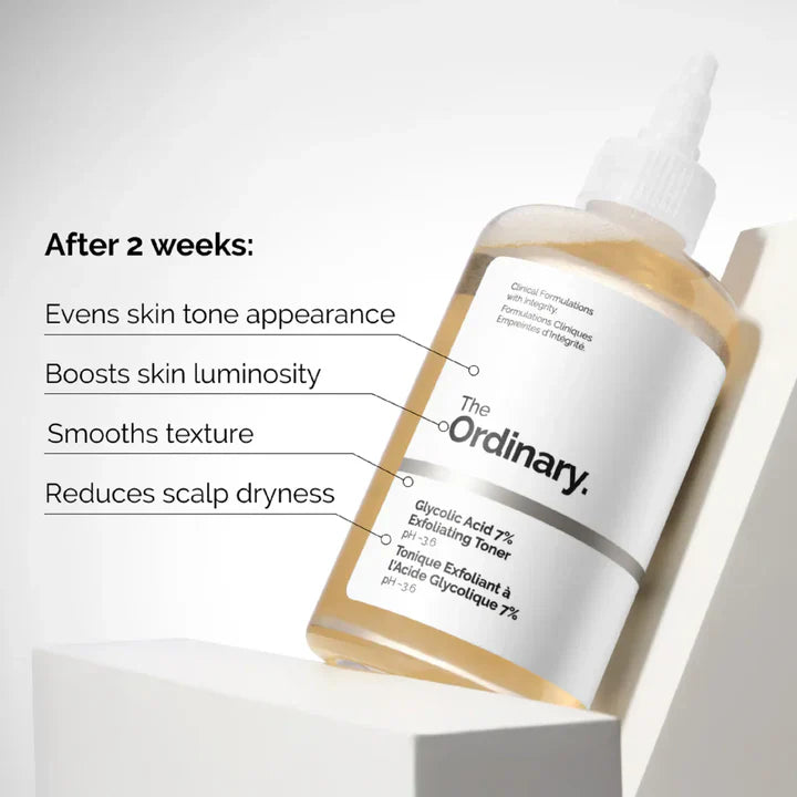 The Ordinary Glycolic Acid 7% Toner, Glycolic Sour 7% Toning UAESHIPHUB