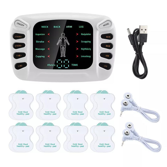 Electric Body Massager Durable Adjustable Shoulder Neck Stimulator Therapy Pads UAE SHIP HUB